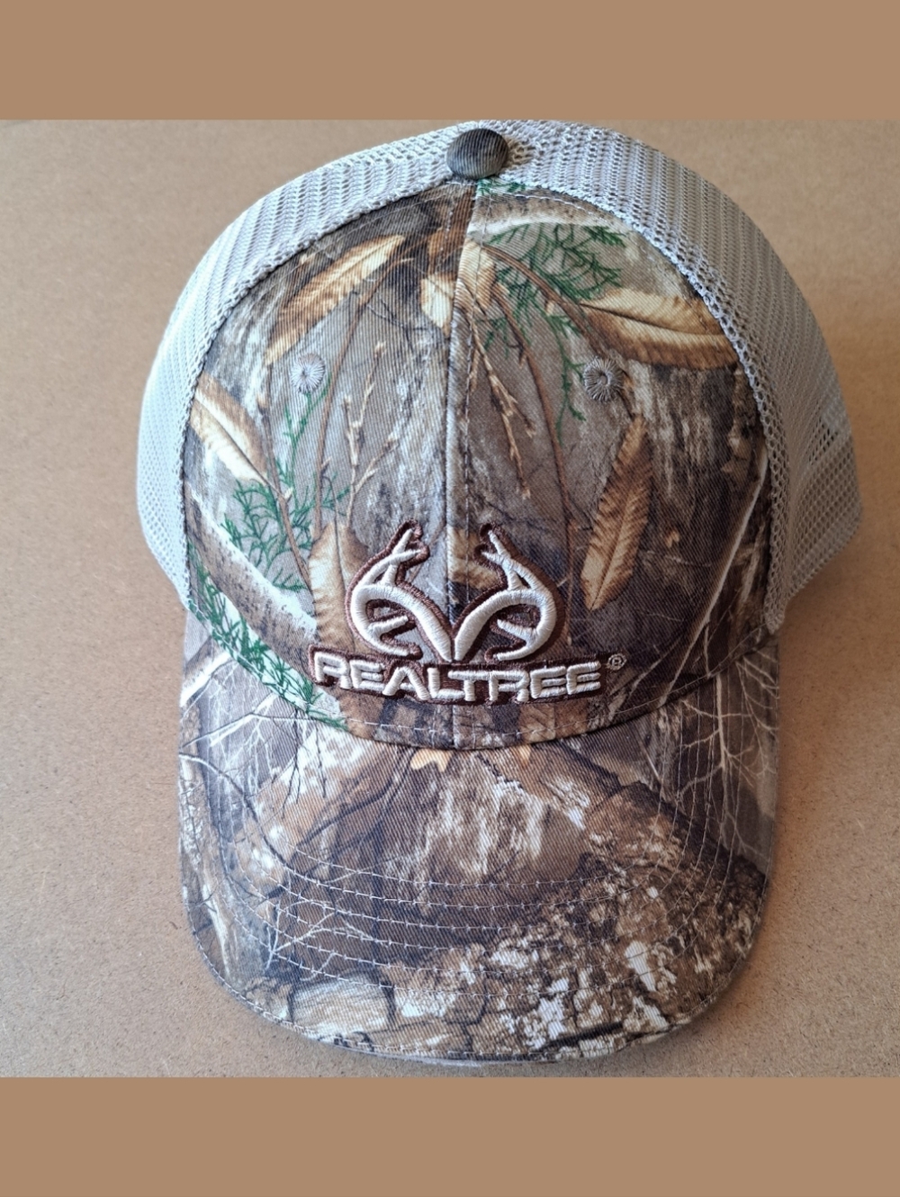 🛍 Realtree Camo Trucker Hat Mesh Snapback NWOT One Size by Boston Traders